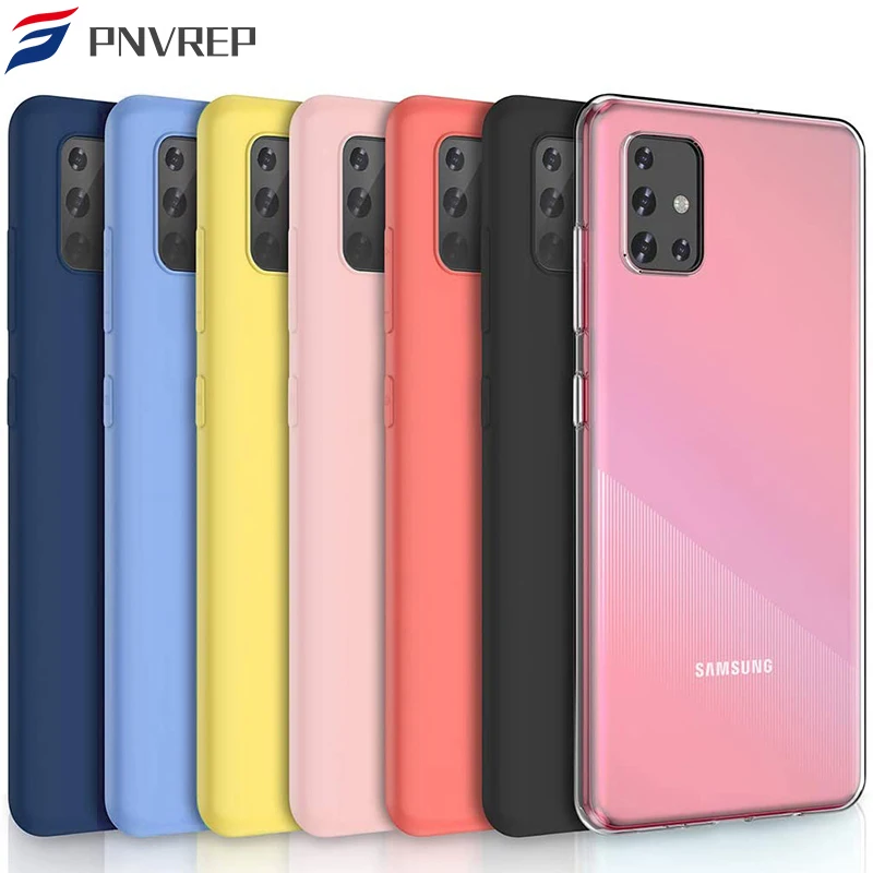 Силиконовый чехол для Samsung Galaxy A51 A71 A01 A11 A31 A41 A21S A10 A20 A30 A40 A50 A70 A50S матовый мягкий ТПУ