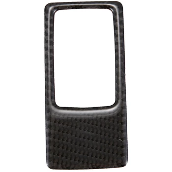 

NEW-Carbon Fiber Headlight Switch Button Cover Trim for Mazda 3 2014-2018