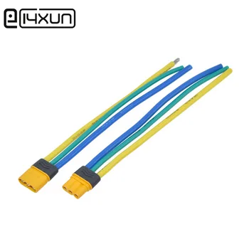 

1pcs MR30-M/F Model Airplane Plug Male Female head with 3core 18AWG Silicone Cable ESC Motor Connector