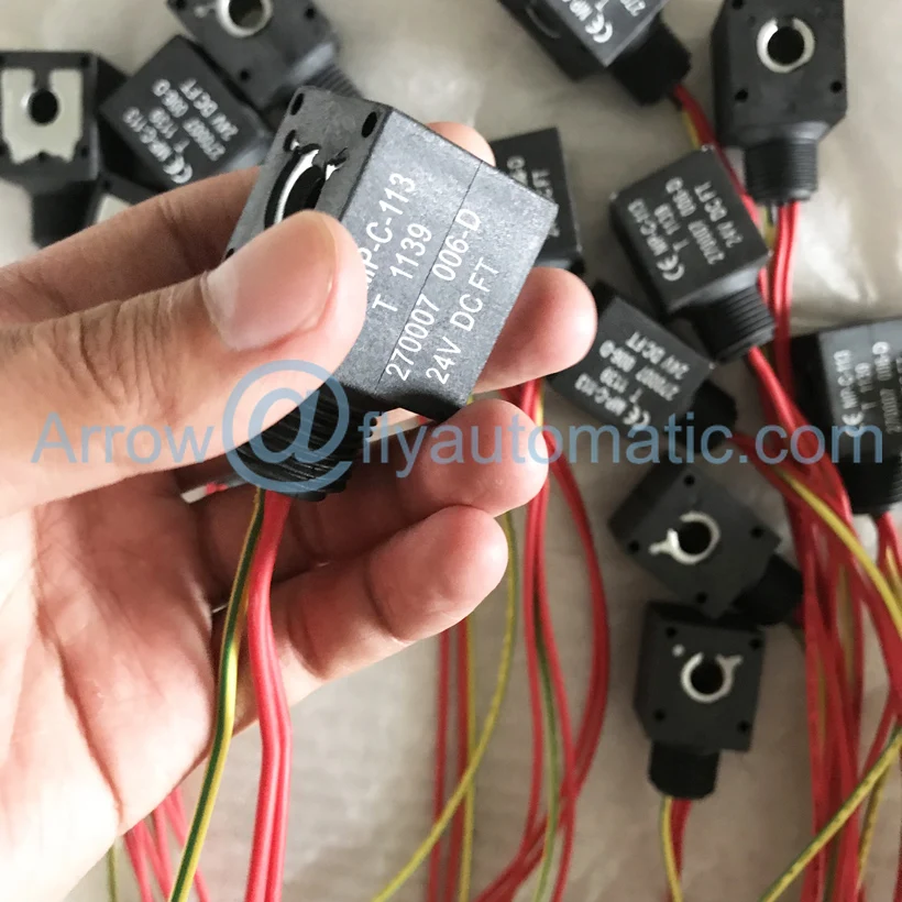 ASCO MP-C-113 EFG551A001 EF8551A001MS 5/2 путь пилот управляемый Соленоидный клапан катушки