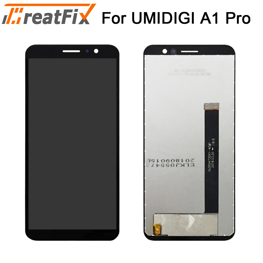 Для UMIDIGI A1 PRO ЖК-дисплей + сенсорный экран 100% оригинал протестированный