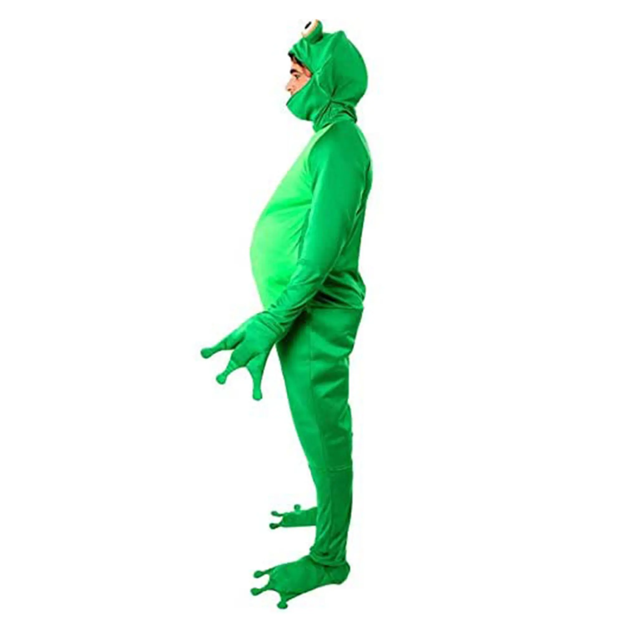 Cosplay Costume Unisex Funny Frog One Pieces Cosplay Costume Novelty Adult Animal Halloween Party Jumpsuit