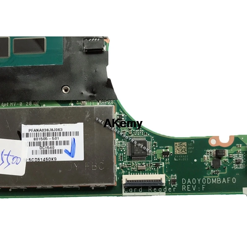  For HP Spectre X360 G1 13-4003DX Series 801505-501 801505-001 Laptop Motherboard DA0Y0DMBAF0 w i7-5