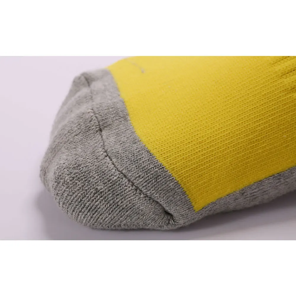 L.Mirror 1Pair Kids Soccer Socks Boys Girls Thicken Cotton Team Socks Teens Children Soccer Socks (13-16 Years Kids)