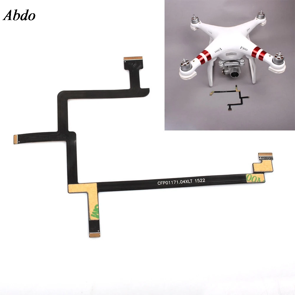 Abdo Дрон гибкий запасной ленточный кабель для DJI Phantom 3 standard Vision Plus Gimbal Камера Запчасти 0A