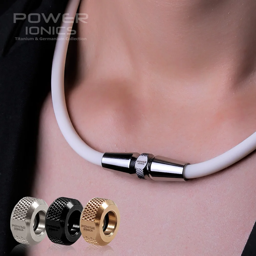 Women Necklace Men Necklace Power Ionics 3000ions/cc Anion Titanium