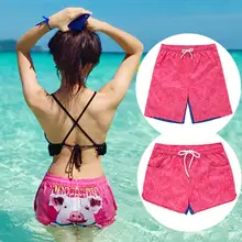 Парные Шорты для плавания с животным принтом, мужские шорты для плавания, женские пляжные шорты, Бермуды для серфинга, пляжная одежда для купания, быстросохнущие купальные плавки, штаны