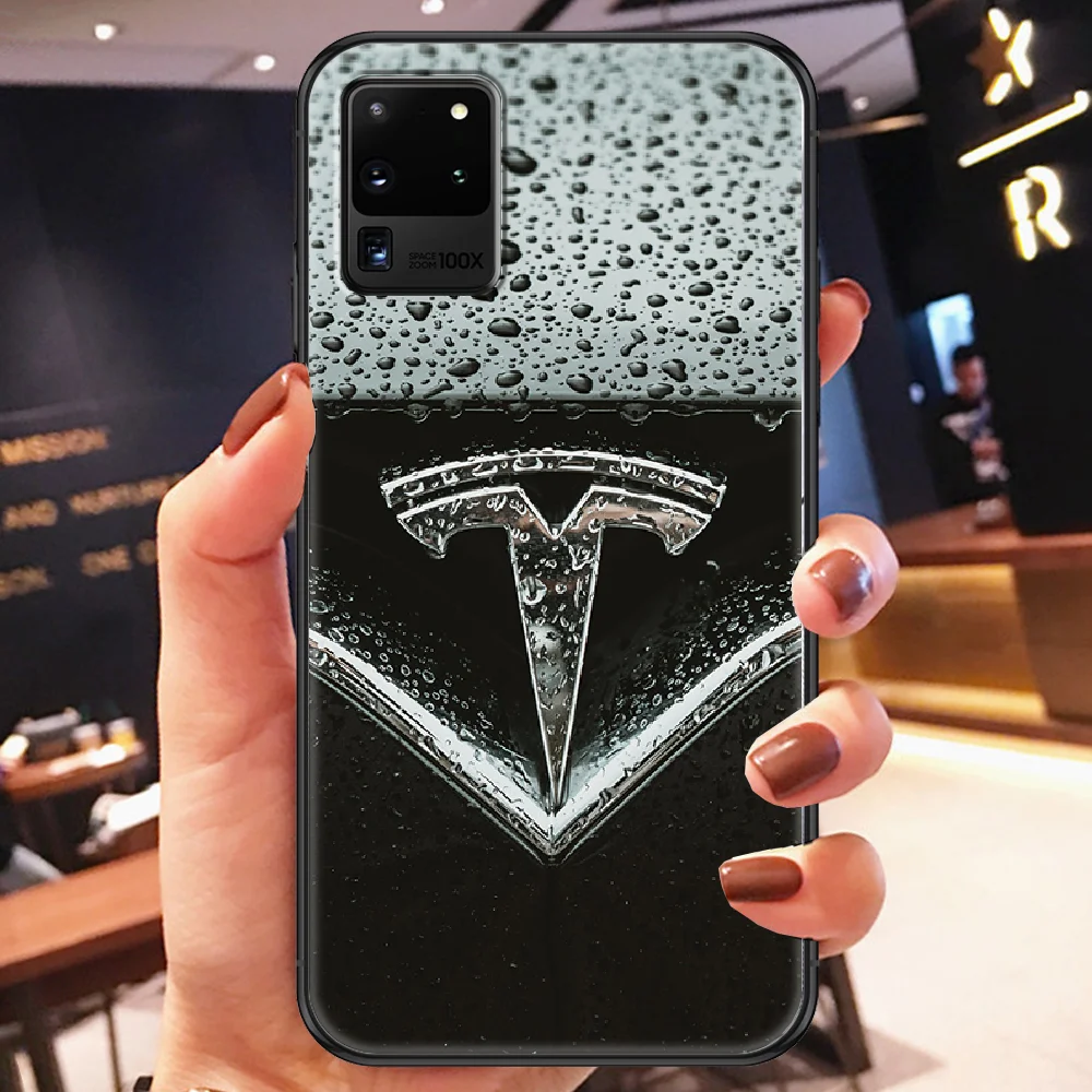 Чехол для телефона Tesla Inc. с логотипом автомобиля Samsung Galaxy Note 4 8 9 10 20 S8 S9 S10 S10E S20 Plus