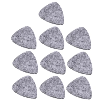 

10pcs Guitar Pick Wool Felt Plectrum Guitar Parts Ukulele Pick Guitar Pick for Musical Instrument Guitar Bass Ukulele
