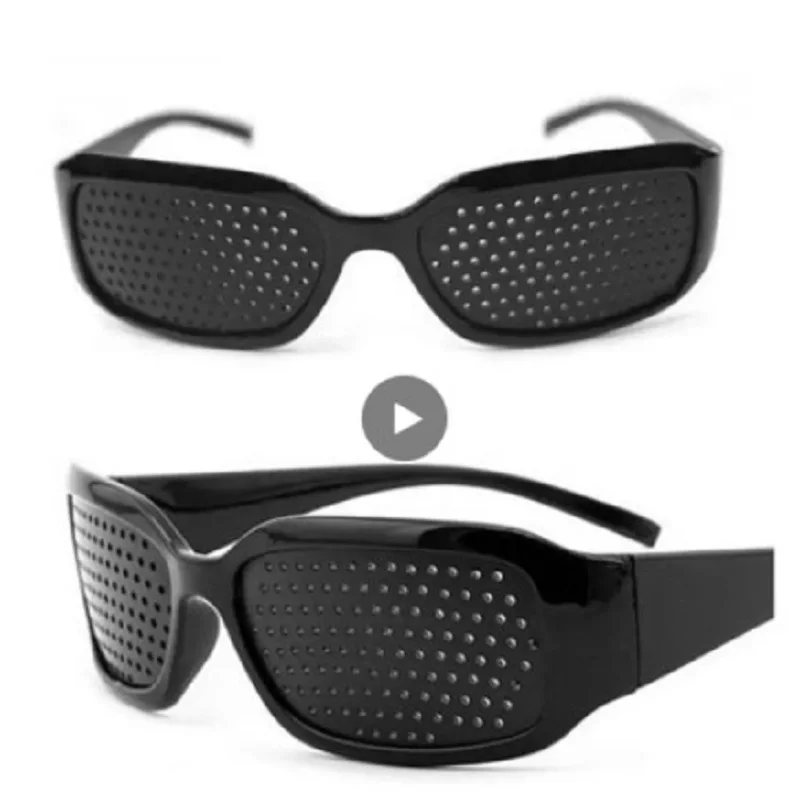 Pequeño agujero lentes visión cuidado ejercicio curación ojo vista mejorar curación Natural para la miopía hipermetropía la presbicia agujero