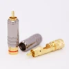 8pieces 24k Gold Plated RCA Plug Gold Male Connector HIFI rca plug solder Audio rca plug wbt stype ► Photo 3/6