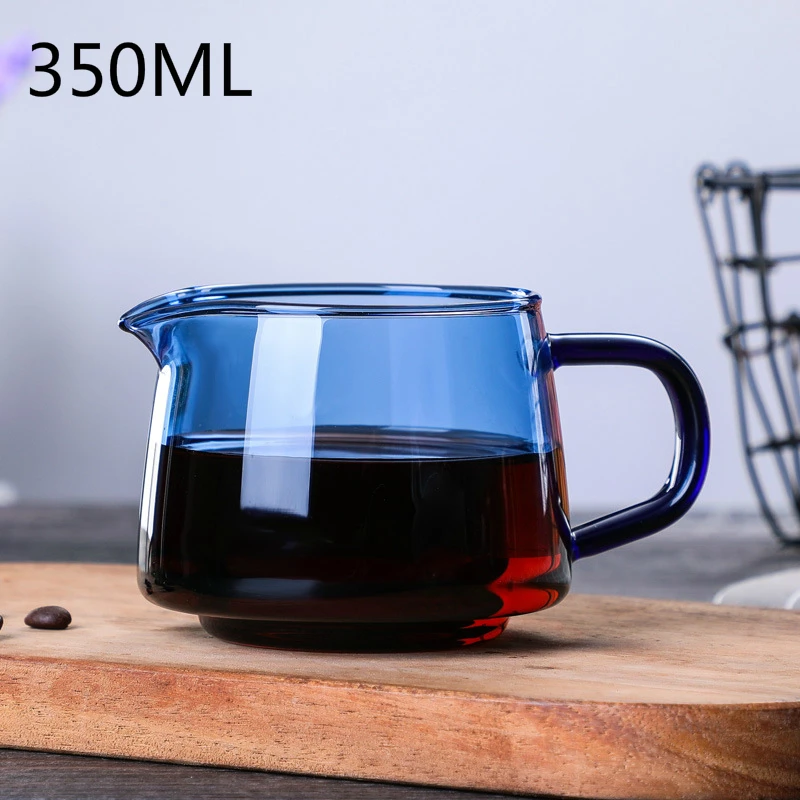 300 ml sharing pot Термостойкий стеклянный кофейник, стеклянный чайник для кофе, Обслуживание кофе, бытовая ручная Пробивка, стеклянный чайник, чашка для кафе - Цвет: 300 ml sharing pot