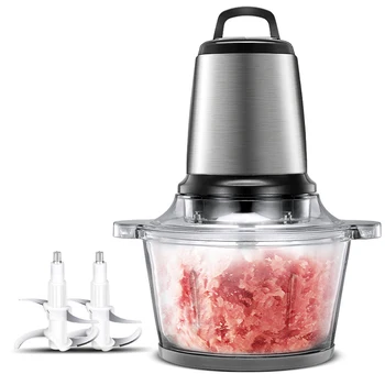 Stainless Steel Electric Kitchen Chopper Meat Grinder Shredder Food Chopper Household Processor Kitchen Tool 2