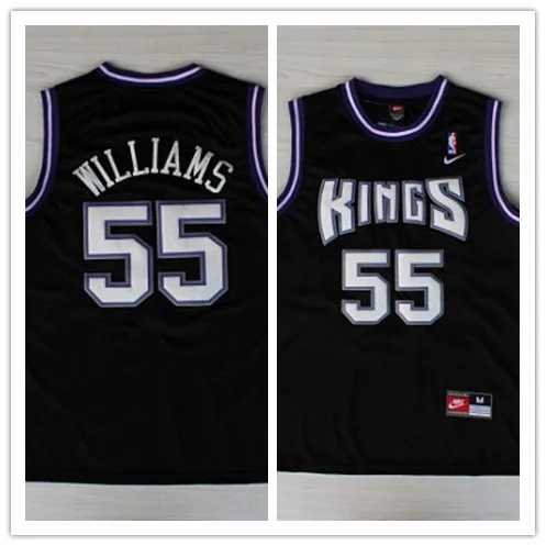 AS PICTURE Сшитые баскетбольные майки Sacramento De'Aaron Fox Marvin Bagley Chris Webber Jason Williams для мужчин, camiseta maillot - Цвет: AS PICTURE