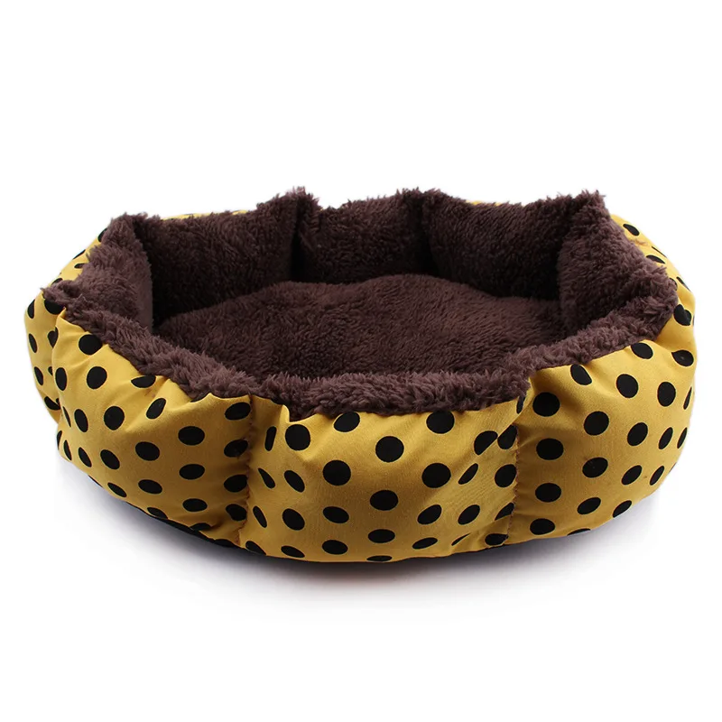 Простой Конура Съемный Коврик для питомцев, горошек Pet Cathouse кровать собаки Мода для домашних животных