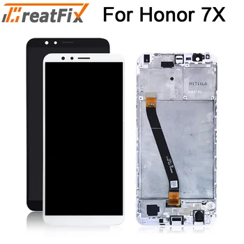 

For Honor 7X LCD Display Touch Screen Digitizer Assembly Replacement Screen For Hua wei Honor7X BND-AL10 BND-L21/L22 with frame