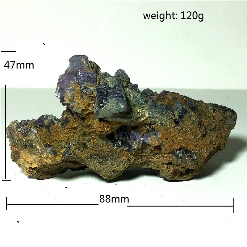 Природный Флюорит гроздь кристаллов кварца образец камня и ремесло рейки целебные декоративные