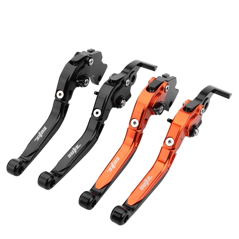 CNC Складные Выдвижные тормозные рычаги сцепления для KTM Duke 125 200 Duke 390 2013- Регулируемый складной рычаг