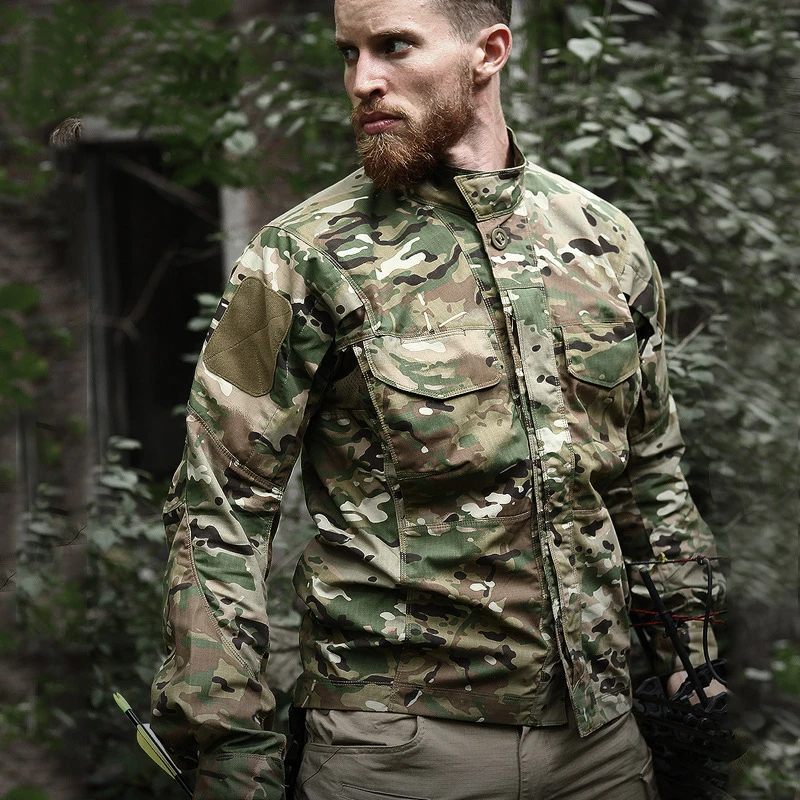 

Archon Tactical Camouflage Shirt 2020 Men's Outdoor Multi-function Quick-drying Casual Breathable Shirt Business Commuter Shirts