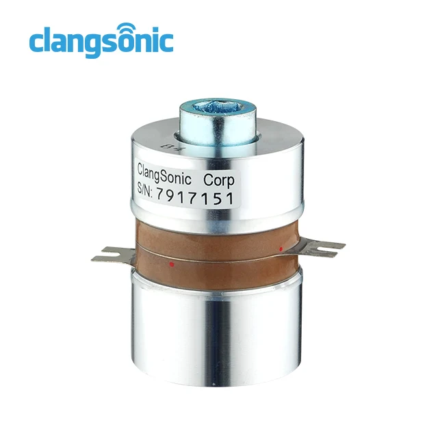 

Multi-frequency 100 khz ultrasonic transducer for cleaning machine/60Watts ultrasonic piezo sensor
