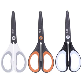 

DELI Scissors E6055 Soft-touch Teflon Effortless 170mm 6-3/5 inch home office scissor hand craft scissors stationery