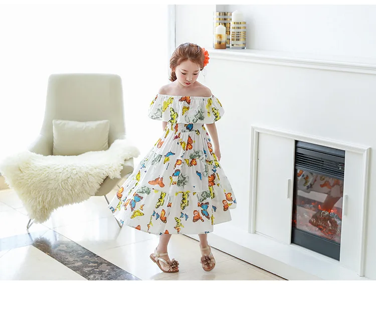 maxi long big little girls dresses summer 2017 mid-calf print ruffles long girls dresses beach holiday children clothing  5 6 7 8 9 10 11 12 13 14 15 16 years old little big girl dress girls dresses clothing (18)
