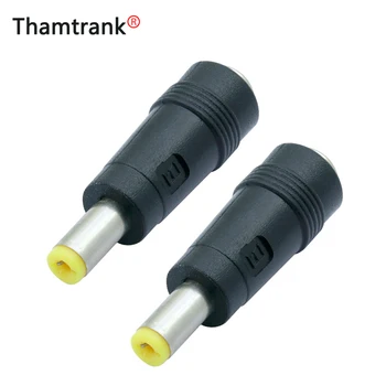 

10pcs DC 5517 Power Plug 5.5X2.1mm DC Power Female Plug Jack socket to Male Plug Adapter 5.5x1.7mm Laptop travel connector