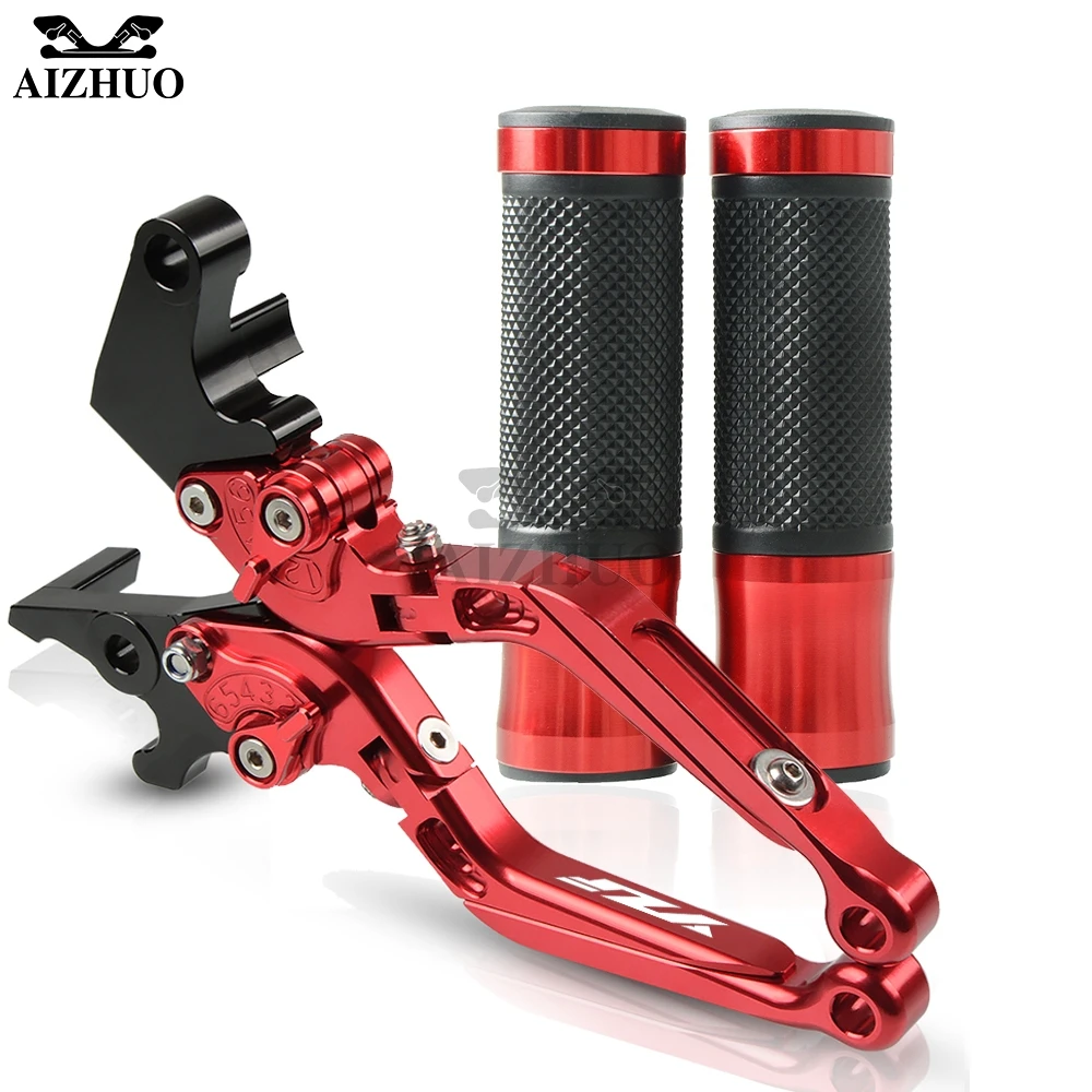 Для YAMAHA YZFR1 R3 YZF R6 R125 YZF R1 R25 YZF R 1 R 3 R 6 R 125 мотоциклетный тормозной рычаг сцепления+ 22 мм ручка ручки руль - Цвет: C