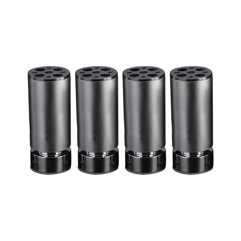 4PCS Aluminum alloy Furniture Legs Cabinet Table Round Shape 8mm Adjustable Feet 50mmx100mm Silver | Обустройство дома