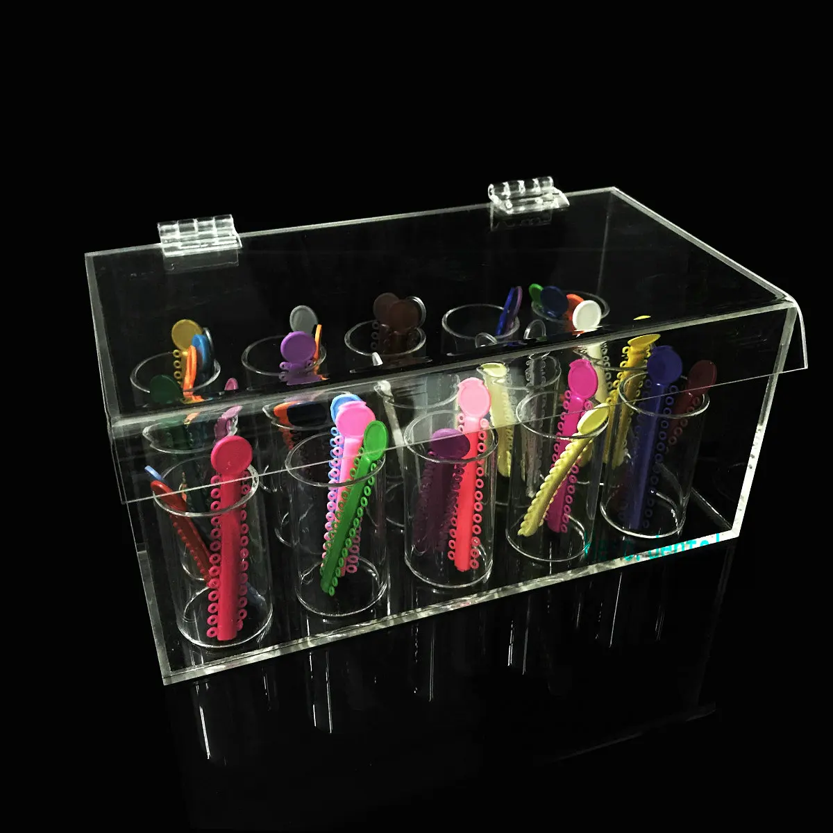 Dental Ligature Tie Case Dental Ligature Tie Holder 15 holes/box