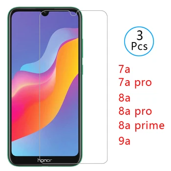 

case on honor 9a 8a prime 7a pro cover tempered glass screen protector for huawei honor8a honor7a 7 8 9 a protective phone coque