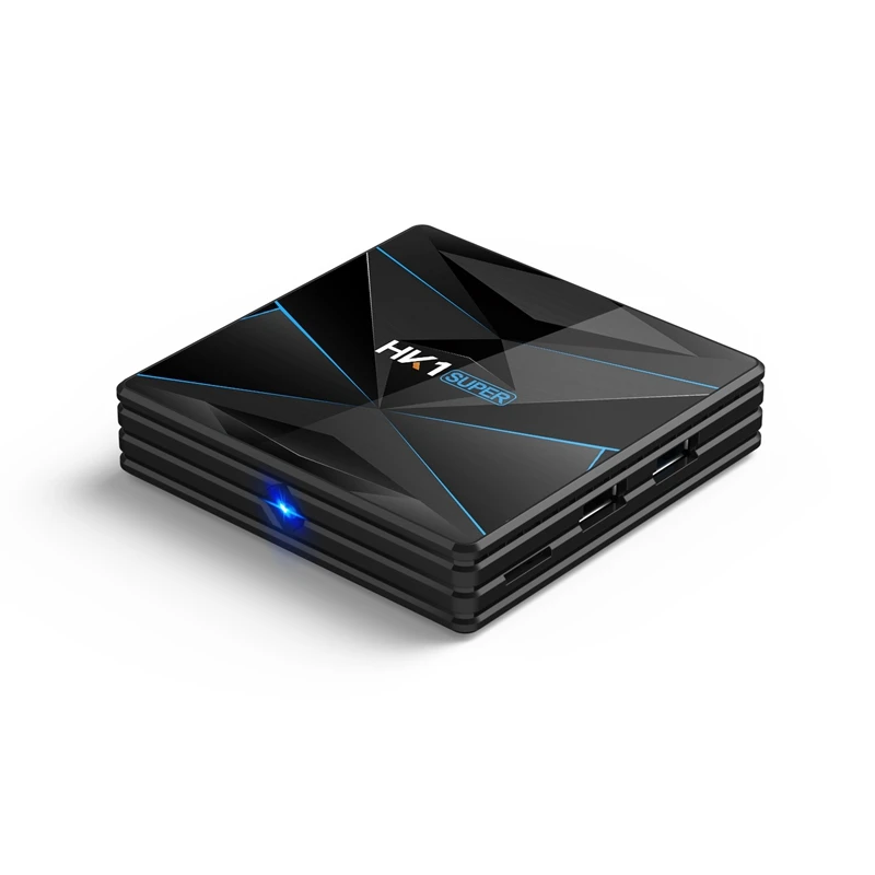Hk1 Super Optional Android 9.0 3318 Smart Tv Box Rk3318 4K 3D Ultra Hd Dual Wifi Play Store Bt4.0 Set Top Box Us Plug