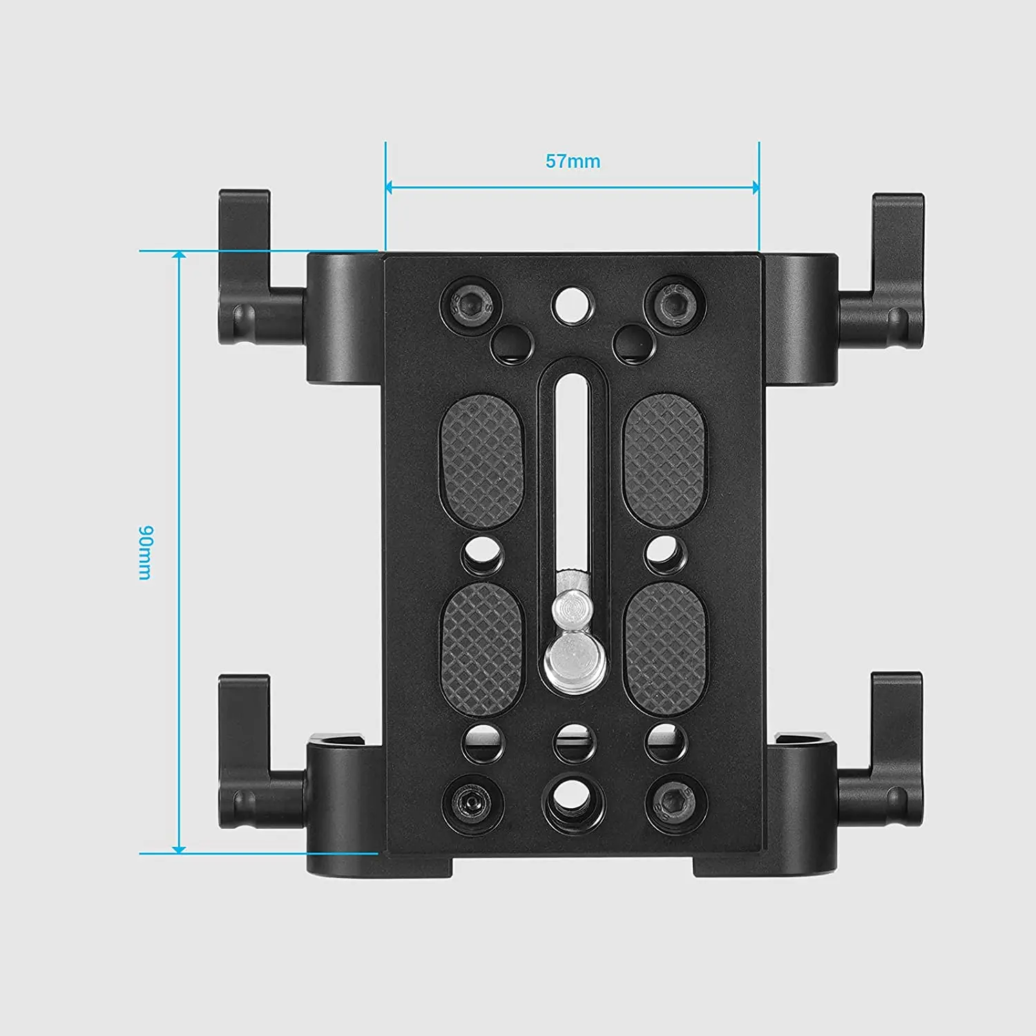 SmallRig 카메라 마운팅 플레이트 삼각대 모노포드 마운팅 플레이트, 로드 지지대용 15mm 로드 클램프 레일블록, Dslr 리그 케이지-1798