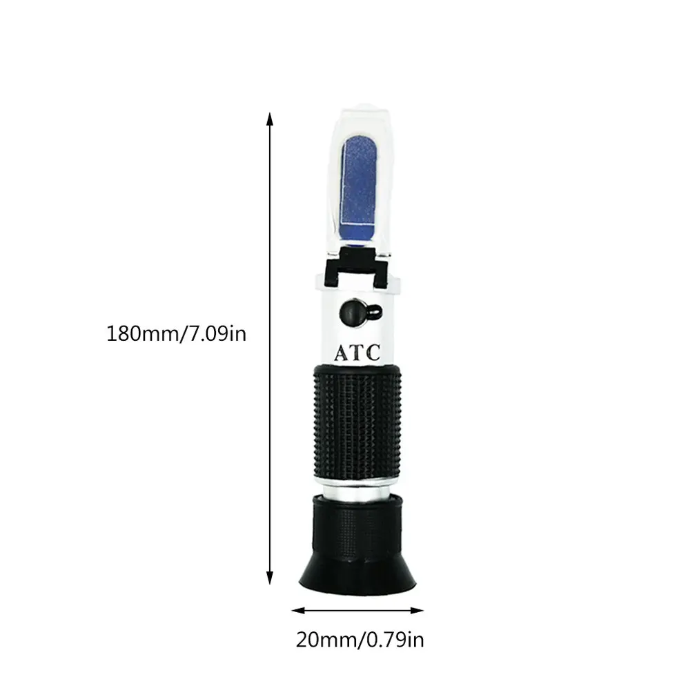 Handheld Portable Size Tester Tool Engine Fluid Glycol Antifreeze Freezing Point Car Battery Refractometer ATC-50~0C 30-35