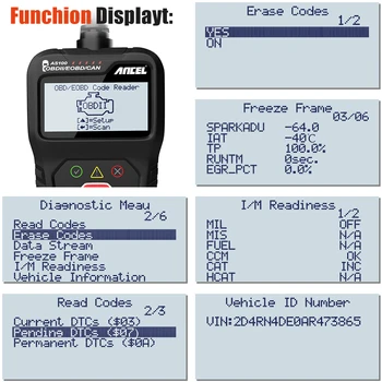 

Ancel AS100 OBD2 scanner professional OBD 2 scanner Engine Analyzer Tool Car Code Reader Diagnostic Tool Scan Tool PK ELM327