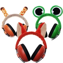 Детские защитные наушники с животными для сна, защита от шума, прочные наушники для маленьких мальчиков и девочек
