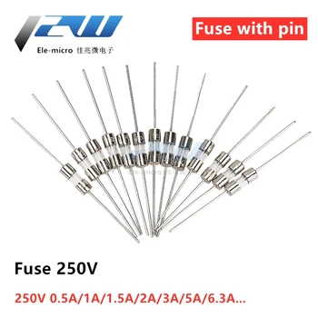 

10pc 3.6*10 3*10 4*11 glass fast/slow speed fuse 250V 0.5A 1A 2A 3A 3.15A 4A 5A 6.3A 10A 15A with foot F/T type 3.6x10x3x10 4x11