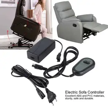

5-Pin Sofa Controller Connector Electric Recliner Hand Controller Household Applicance for Lift Chairs EU Plug 100-240V