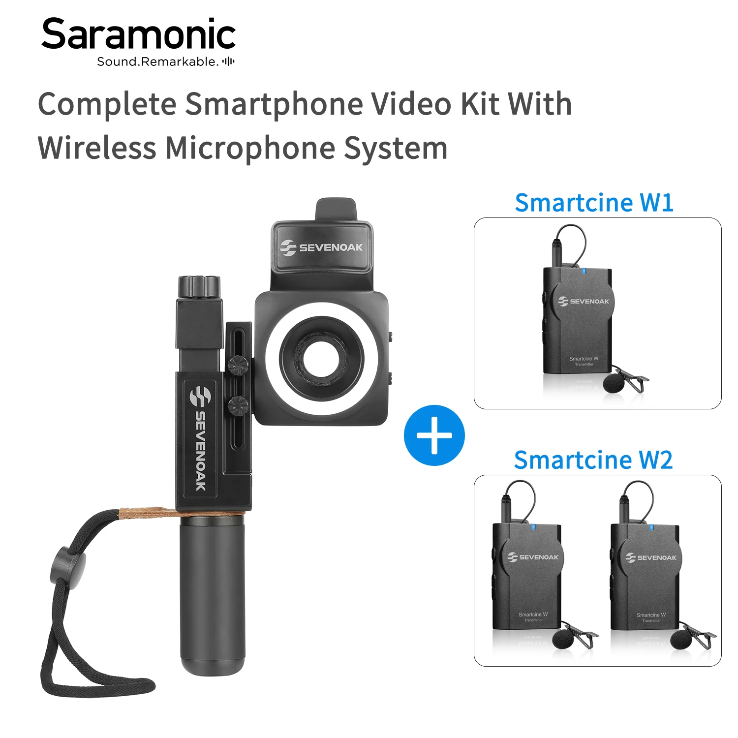 PROD 1005003472669611 Sevenoak SmartCine W1/W2 Complete Smartphone
Video Kit With Wireless Microphone System for Interviewing ENG EFP Film
Making
