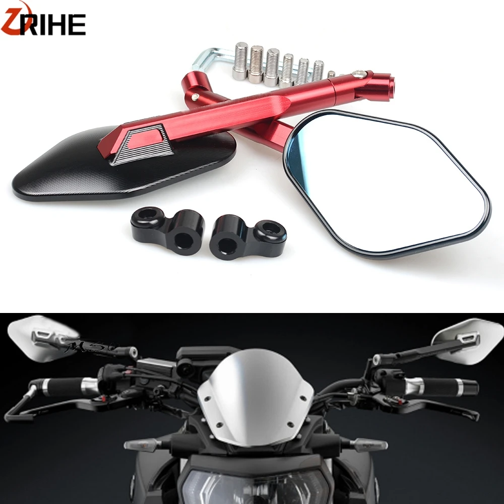 

FOR Yamaha XJR1300 XJ6 Tmax 530 MT-01 MT-03 TDM900 FZ1 FZ6 YBR Motorcycle Side Mirrors Modified Rearview Mirror Handlebar mirror