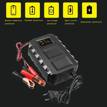

Smart 12V 20A Automobile Car Lead Acid Battery Charger Smart Car Battery Charger Charging Protection for Car Motorcycle