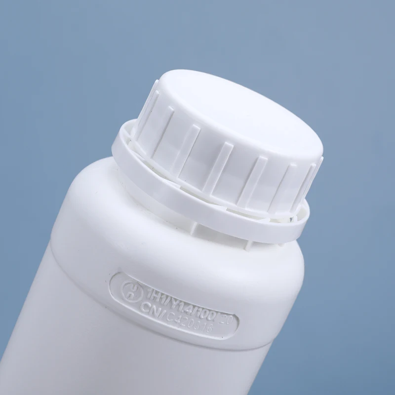 5PCS 200ml Empty Fluorinated Airtight Plastic Bottle for Chemical Solvent Acid and Alkali Resistant Container