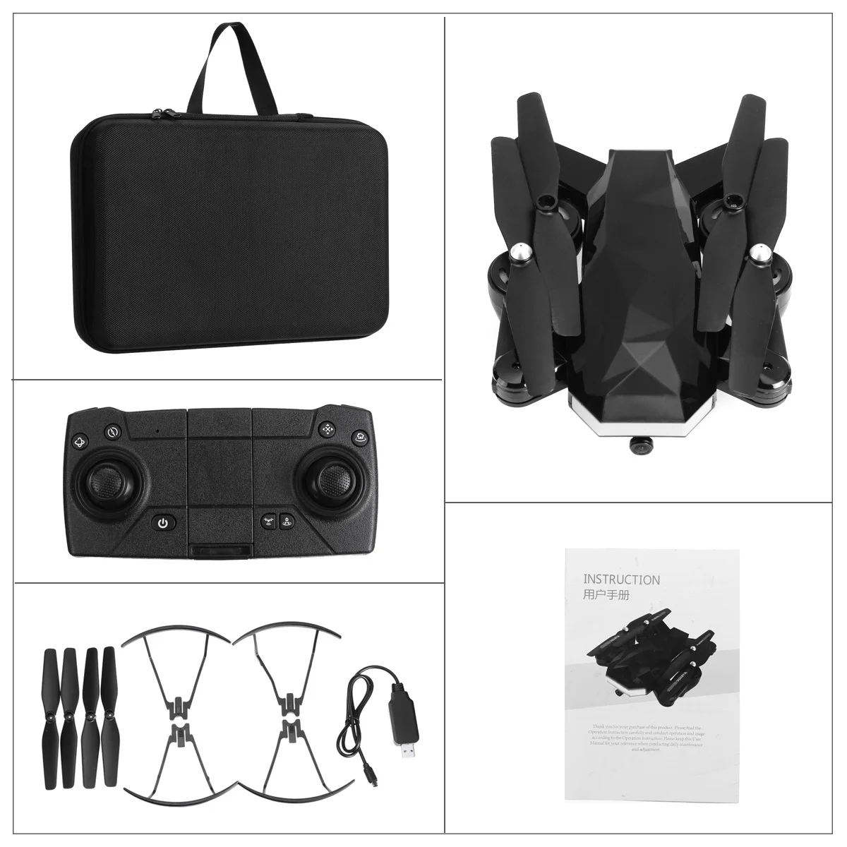 WiFi FRV RC Drone Helicopters One-key Return 1080P HD Camera Optical GPS Location Remote Control Quadcopter Drone Toys Gift