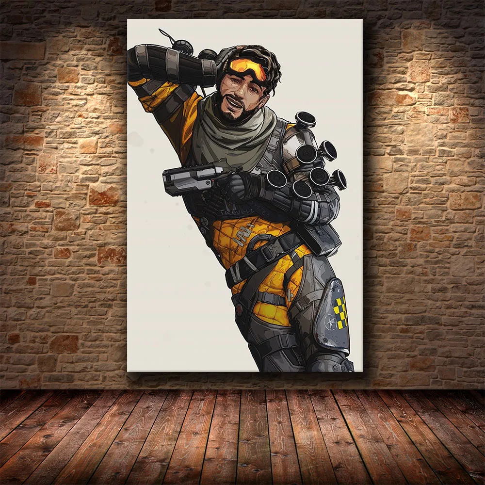 Игровой постер украшение картина из легенд Apex на HD холсте художественные плакаты