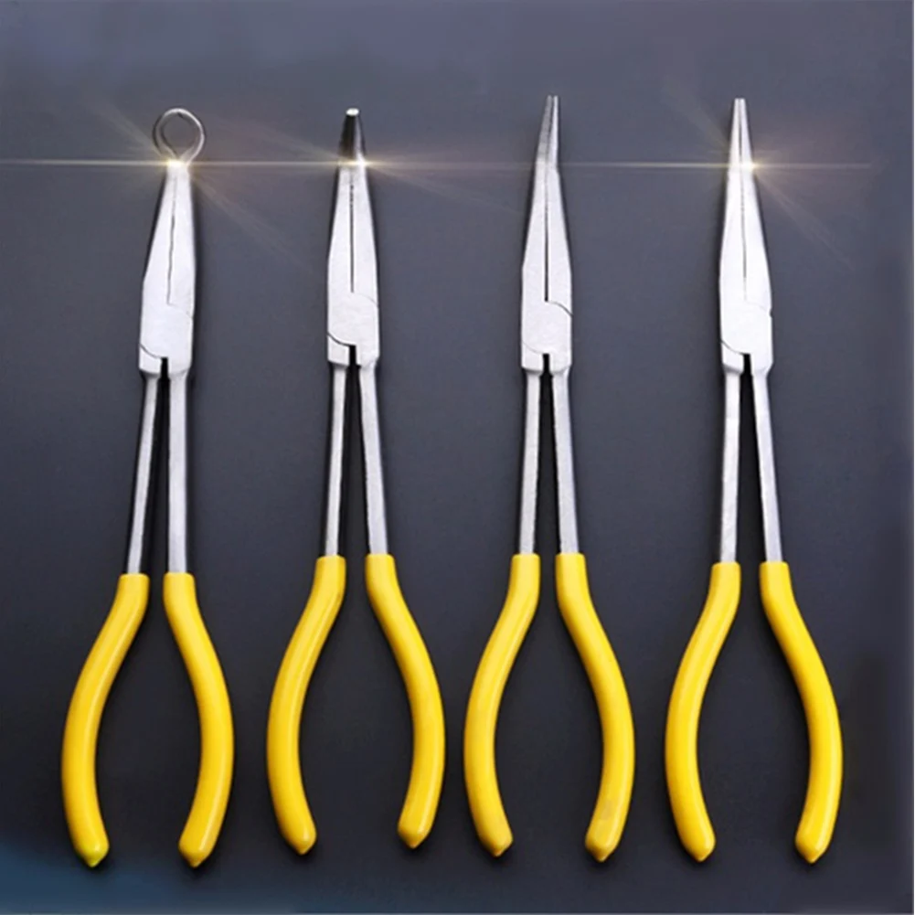 Kit 3 Outils De Pêche QWORK - Pinces En Acier Inoxydable Avec Poignée EVA - Pour Eau Douce Et Mer