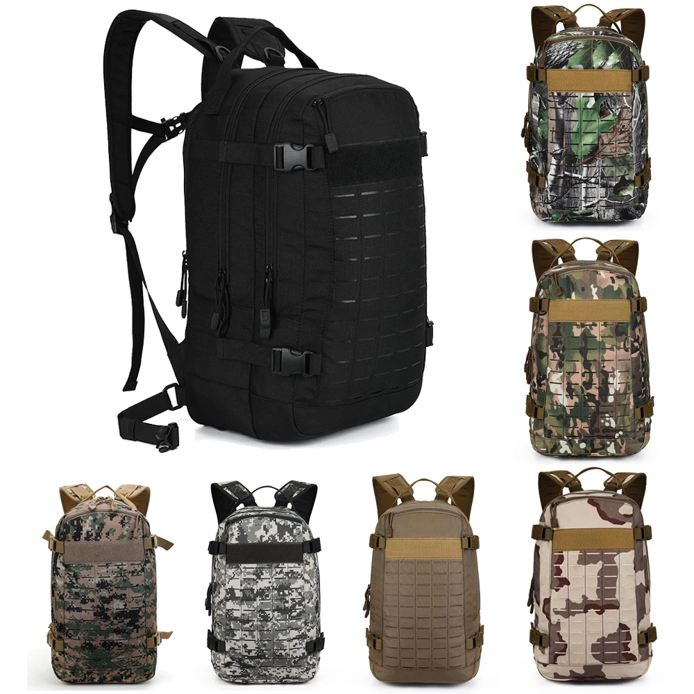 

1Pcs 25L Molle Tactical Backpack Army Military Assault Bags Outdoor Hunting Hiking Trekking Camping Running Bag