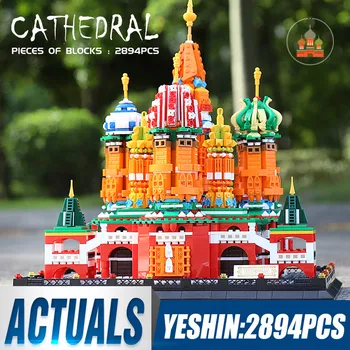 

Famous Architecture The Saint Basil's Cathedral Model Building Blocks Toys compatible City view Kids Christmas Gift