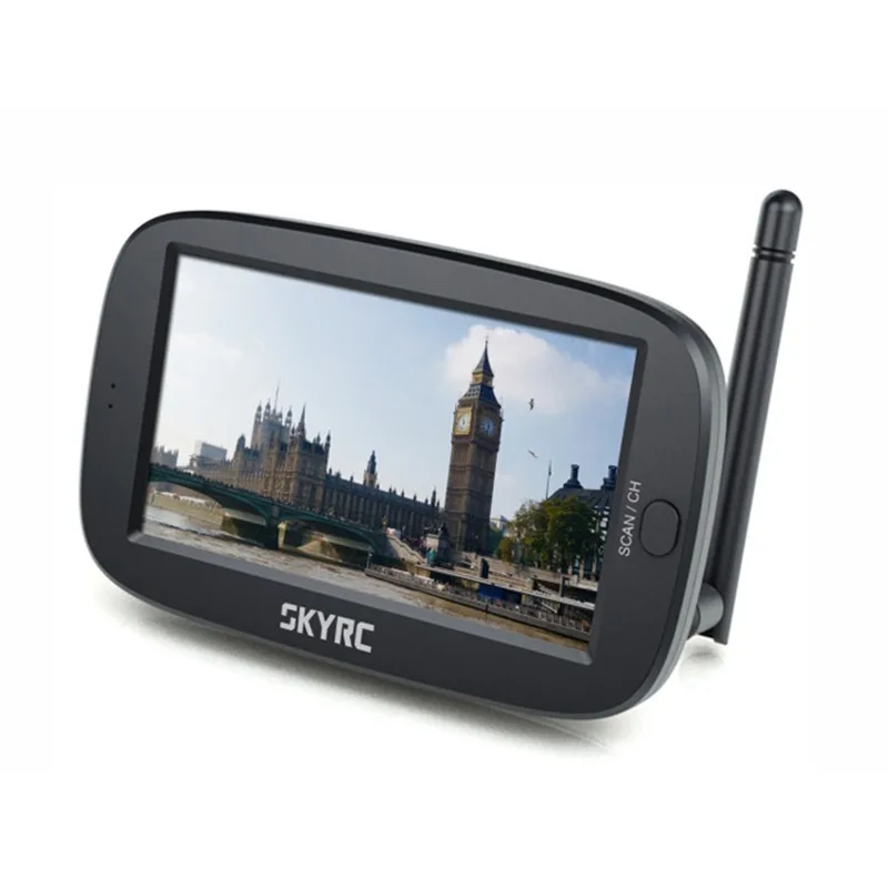 

SkyRC FPV Monitor 4.3" LCD 5.8G 40Ch HD 5 Bands Auto Channel Searching Real Time Image Transmission FOR RC FPV Racing Drone Car
