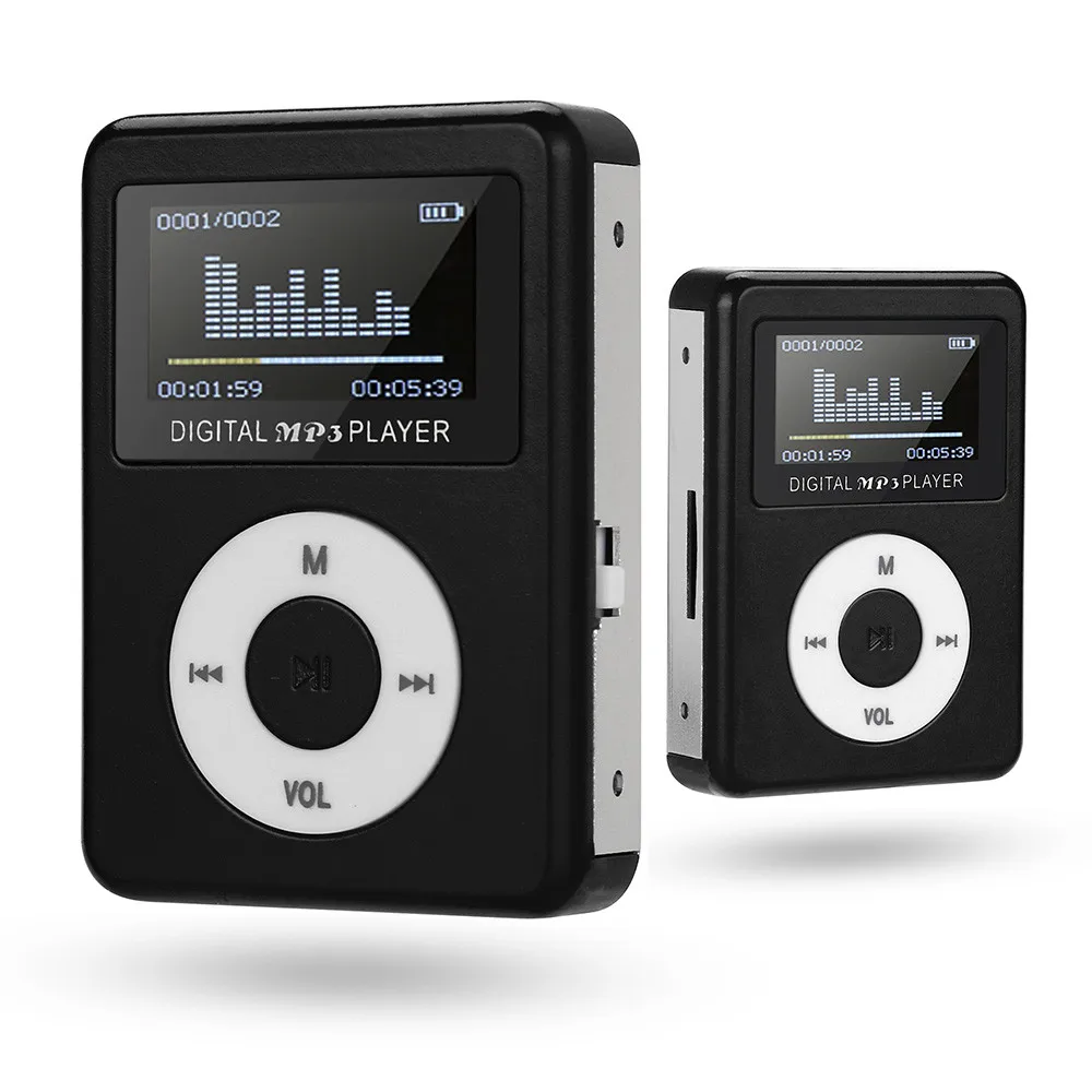 Новый портативный mp3-плеер Hifi зеркальный мини USB цифровой ЖК-экран Спортивный