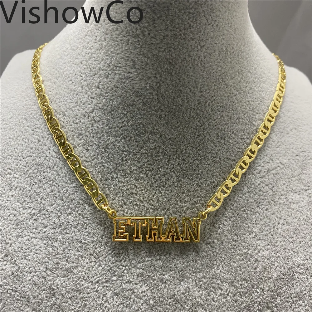 VishowCo Stainless Steel Gold Choker 